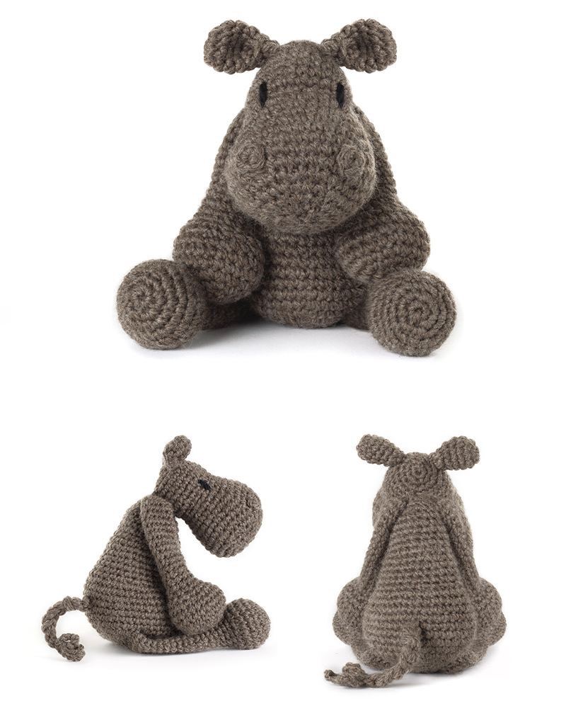 toft georgina the hippo amigurumi crochet animal